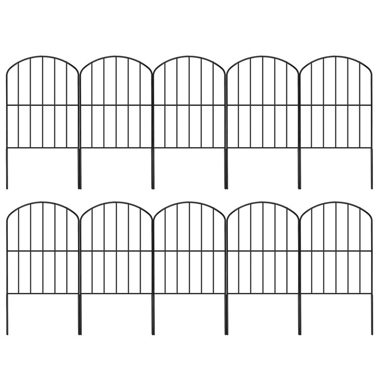 CELLPAK Decorative Garden Fence Rustproof Metal Wire Panel Border